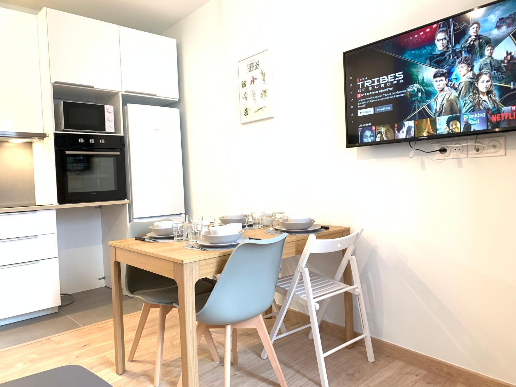 Appartement Appart'village Centre - Parking Facile - Bus Gare Tgv 17 Min