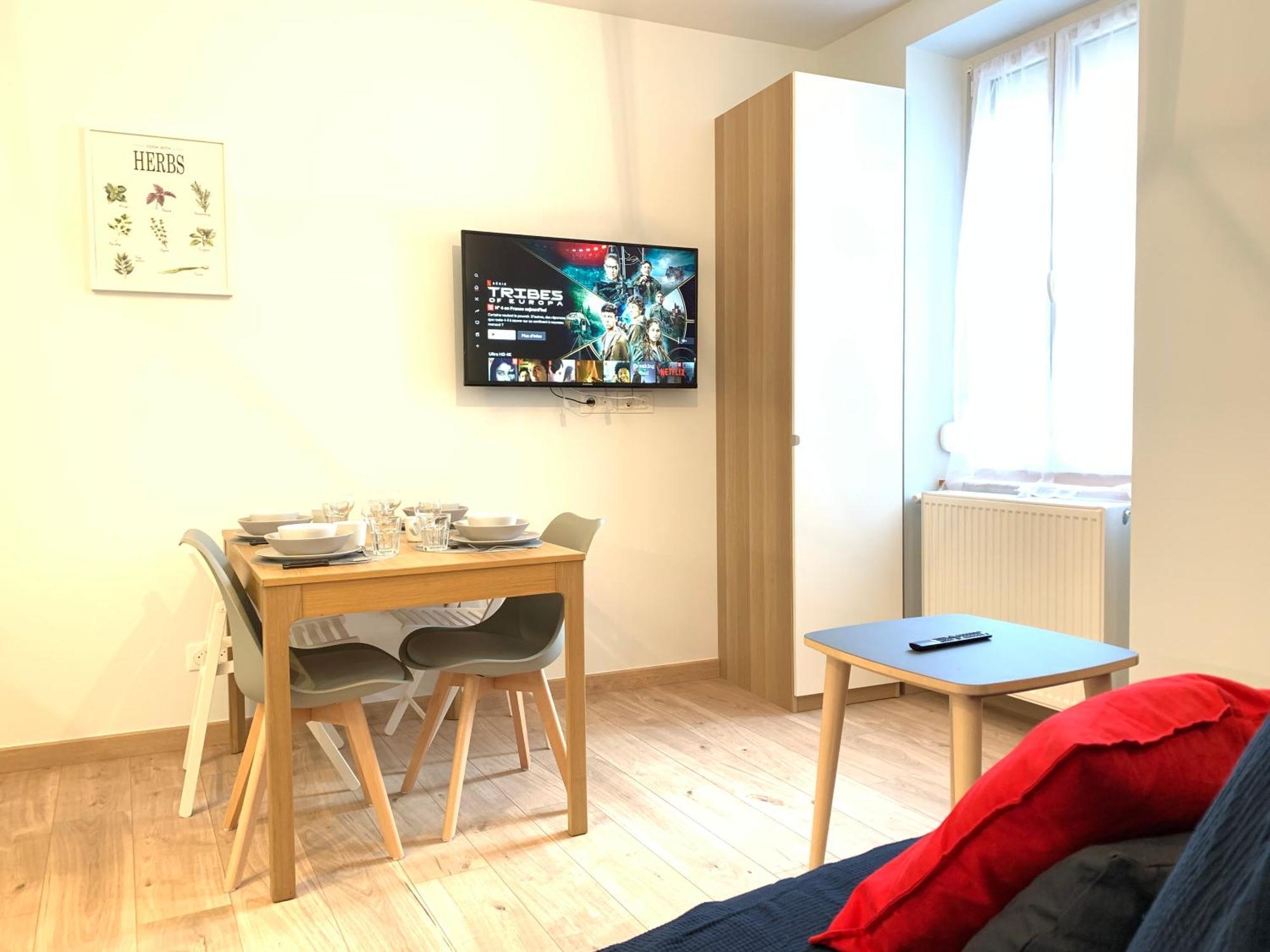 Appart'village Centre - Parking Facile - Bus Gare Tgv 17 Min Appartement *