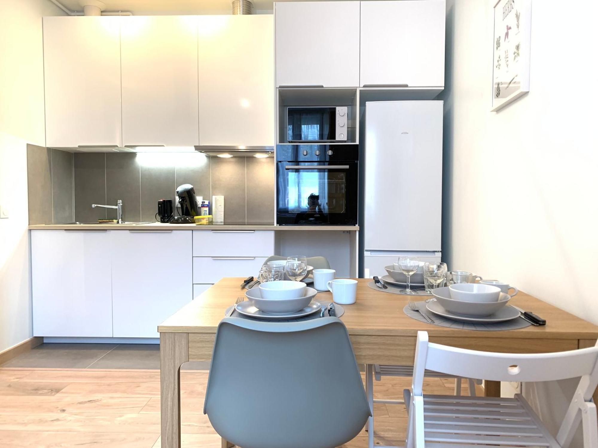 Appartement Appart'village Centre - Parking Facile - Bus Gare Tgv 17 Min Le Creusot