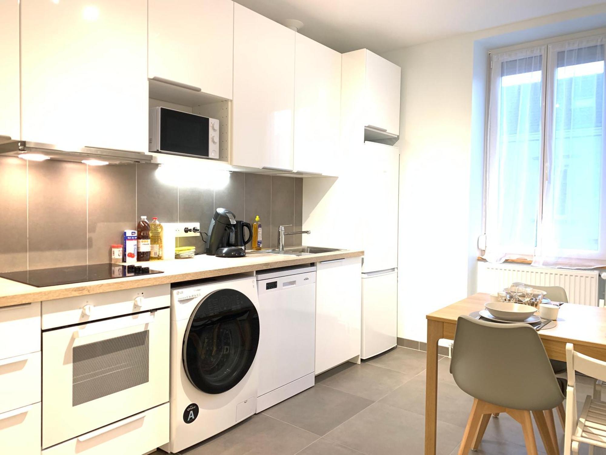 Appart'village Centre - Parking Facile - Bus Gare Tgv 17 Min Appartement *